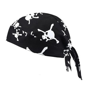 Foulard de Cycliste Pirate Noir - Esprit Rebelle sur la Route