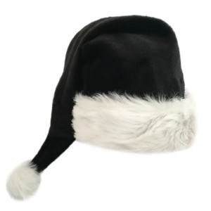 Détails du Bonnet Noël Gothique Noir