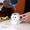 Utilisation du Mug Fantôme Souriant et Tout Gentil