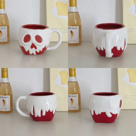 vue de tous les côtés  Mug Skull Tasse Crâne Fondant