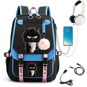 Model 1 Sac à dos Gothic Chic Rigolo Chat Grognon