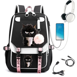 Model 3 Sac à dos Gothic Chic Rigolo Chat Grognon