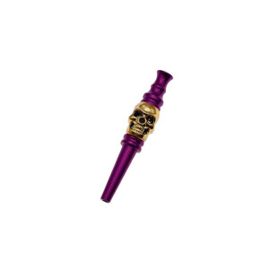 Embouts de Narguilé Tête de Mort couleur violet