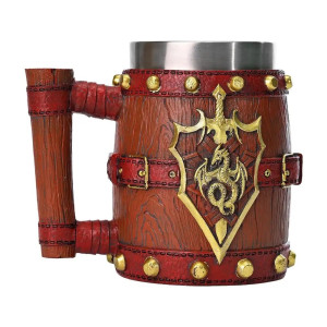 Détails du Mug Viking Mystique des Dragons couleur marron