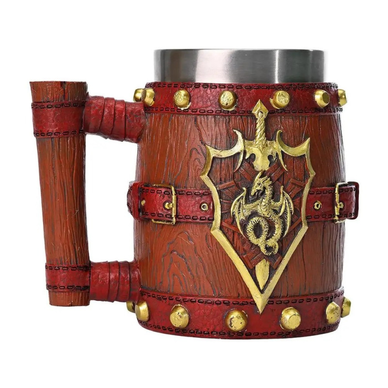 Détails du Mug Viking Mystique des Dragons couleur marron