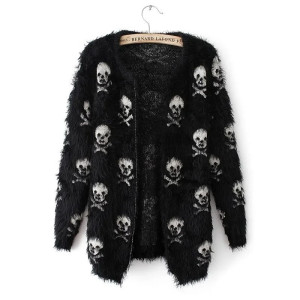 Gilet Tête de Mort Skulls au Charme Sombre