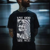 T-Shirt Tête de Mort 'Divine Acid Vision' - Audacieux et Subversif