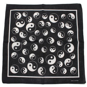 Bandana Rock N Roll Psychédélique Yin Yang