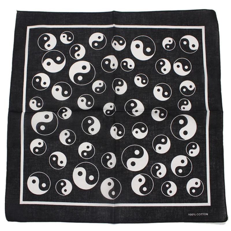 Bandana Rock N Roll Psychédélique Yin Yang