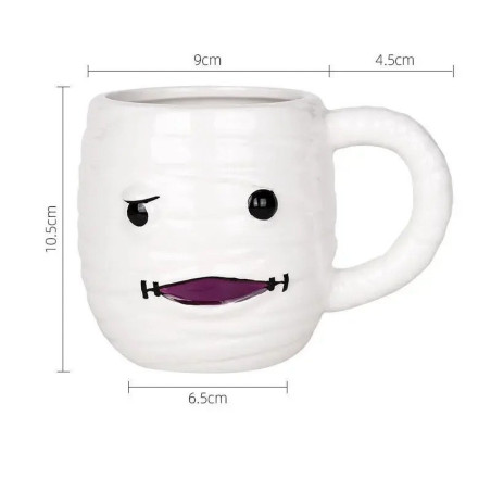 Dimensions du Mug Momie