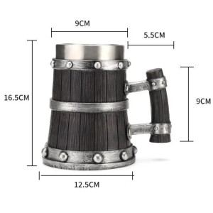 Dimensions de la Chope Viking Chope Mécanique Féroce