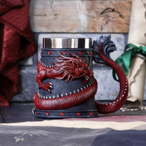 Mug Viking du Dragon Écarlate 3D