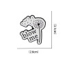 Dimensions Pins Tête de Mort "Blow Me"