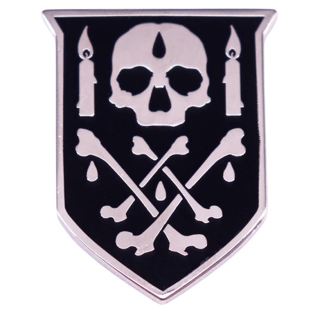 Pins Tête de Mort "Bouclier de l'Ombre"