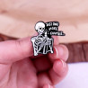 Pins Tête de Mort "Lecteur Éternel"