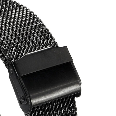 Détails arrière Montre Tête de Mort Mexicaine à Quartz pour Homme barecelet cuir braclet Metal