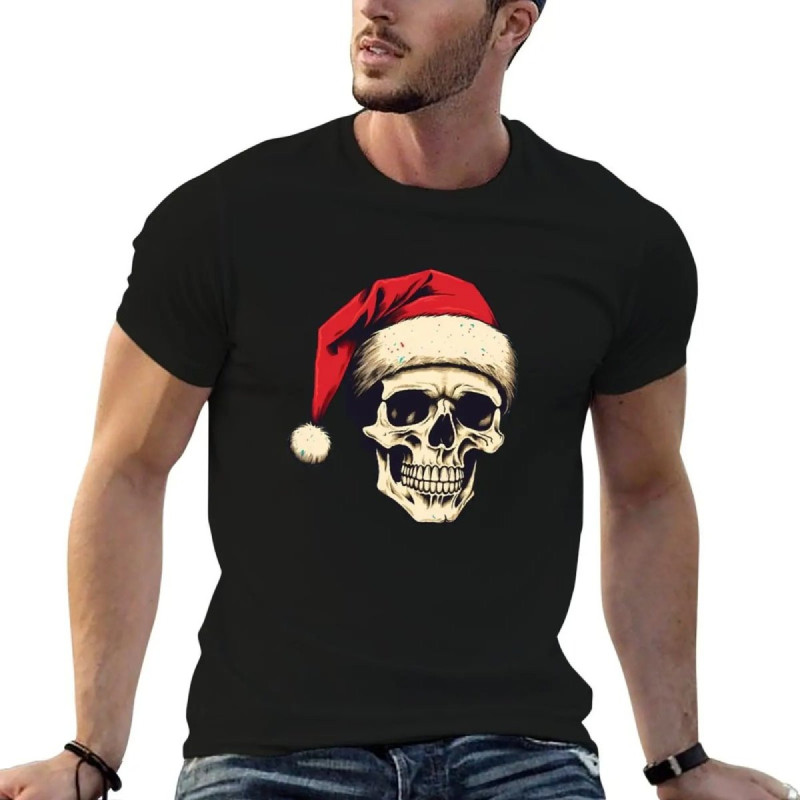 T-shirt Tête de Mort - couleur noir