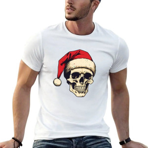 T-shirt Tête de Mort - couleur blanc