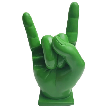 Support de baguettes de batterie Heavy Metal Horn Couleur Vert