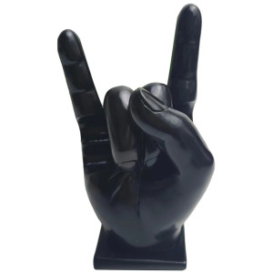 Support de baguettes de batterie Heavy Metal Horn Couleur Noir