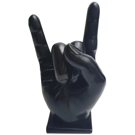 Support de baguettes de batterie Heavy Metal Horn Couleur Noir