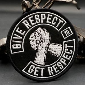 Patch Brodé 'Give Respect - Get Respect'