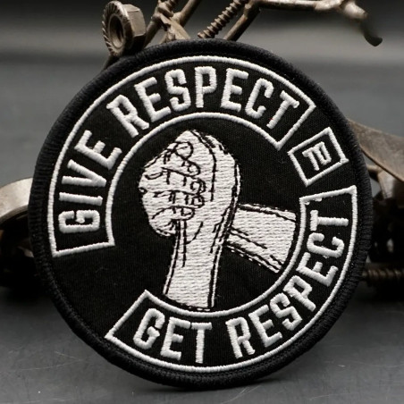 Patch Brodé 'Give Respect - Get Respect'