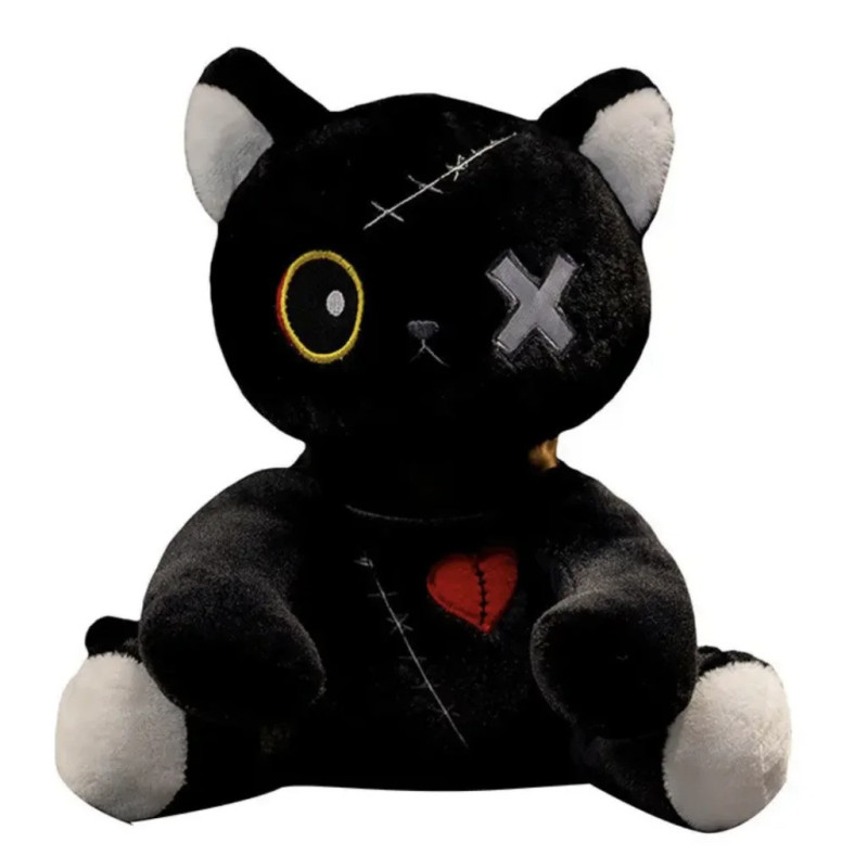 Peluche Gothique Dark Ourson - couleur - noir