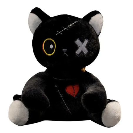 Peluche Gothique Dark Ourson - couleur - noir