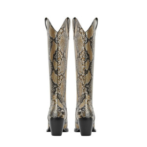 Vue complète des Bottes Western Python 'Audace Sauvage'
