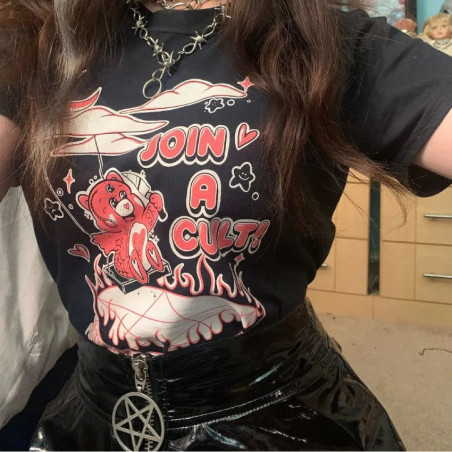 Magnifique T-shirt Gothique Join a Cult