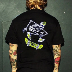 T-shirt Tête de Mort 'Skater Infernal'
