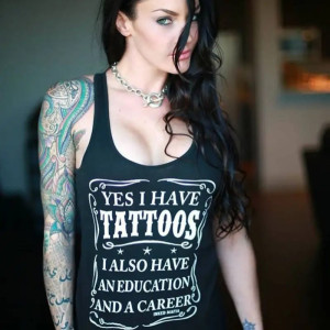 Débardeur Tattoo 'Yes I Have Tattoos - Inked Pride'