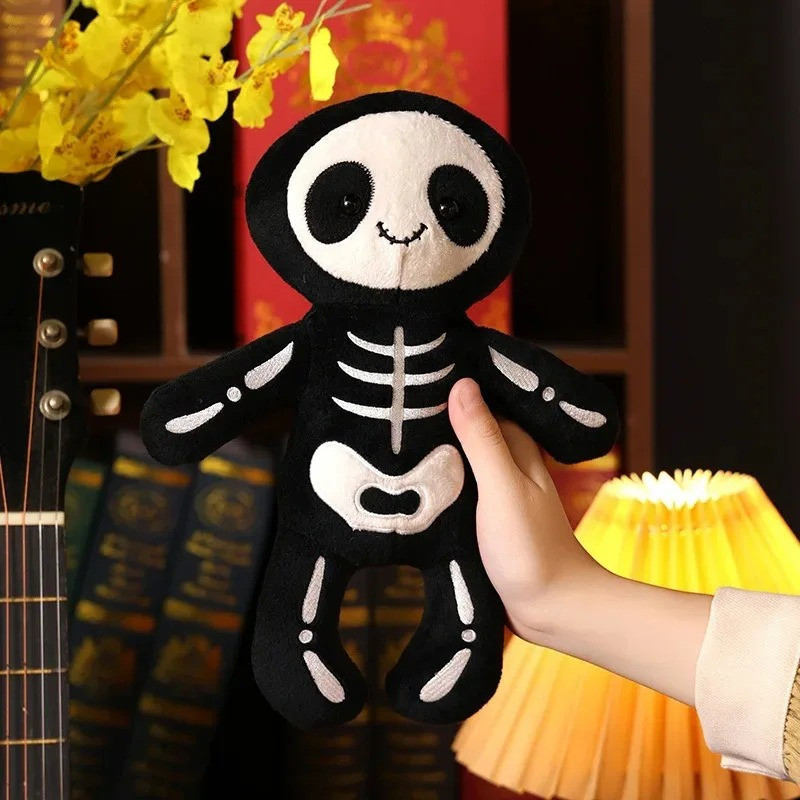 Peluche Tête de Mort Squelette Enchanteur