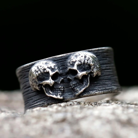 Bague Tête de Mort Union Sombre