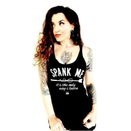 Débardeur Rock & Sexy "Spank Me"