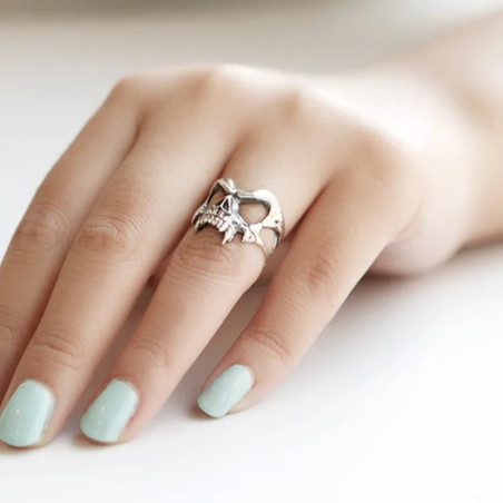Bague Tête de Mort Ombre Féroce