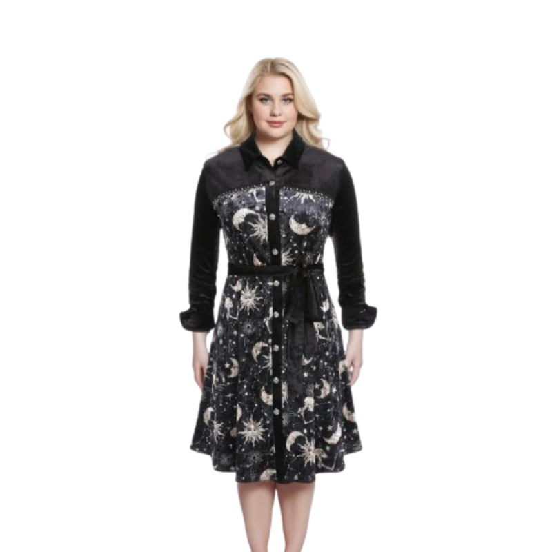 Robe Gothique Solaire Nocturne