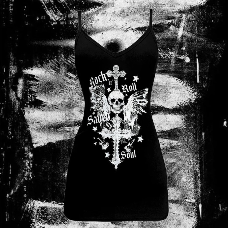 Robe Tête de Mort 'Sauveur Rock'n'Roll'