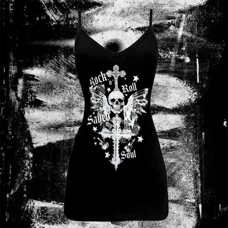 Robe Tête de Mort 'Sauveur Rock'n'Roll'