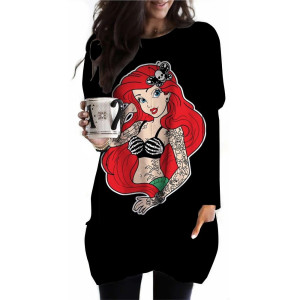 T-shirt Rock 'Petite Sirène Rockstar Dévergondée'
