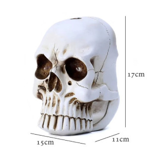 Dimensions du Porte-brosse de toilette tête de mort