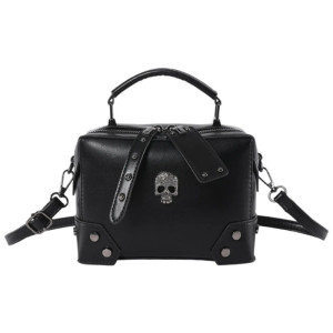 Détails du Sac à Main Tête de Mort Dark Requiem