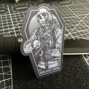 Patch Velcro Tête de Mort Opérateur Fantôme