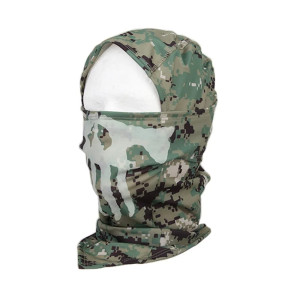 Cagoule Tactique Tête de Mort - Spectre Opérationnel - couleur vert kaki camouflage