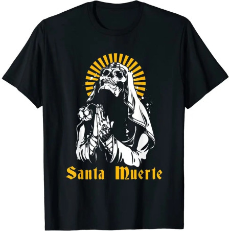 T-shirt Tête de Mort Santa Muerte - Ombre Sacrée