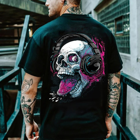 T-shirt Tête de Mort Rage Sonore