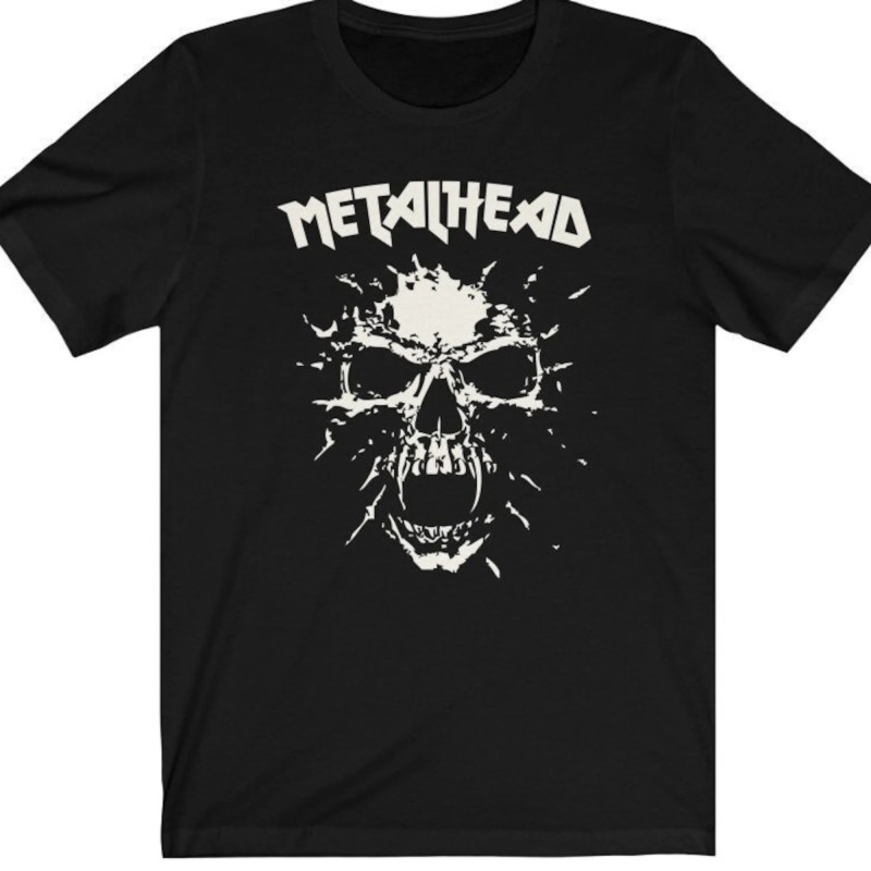 T-shirt Rock & Skull Metalhead Fury
