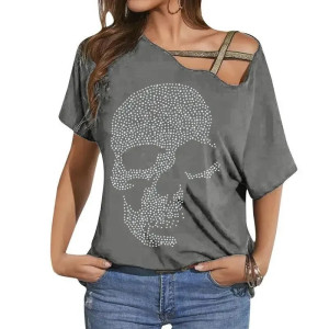 T-shirt Tête de Mort Éclats Rebelles