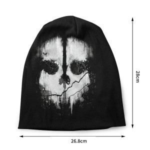 Dimensions du Bonnet Tête de Mort 'Éclaboussure Sombre'